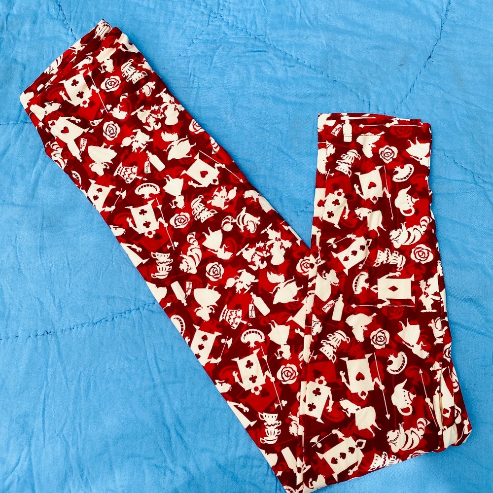 SOLD New! TC2 Lularoe Disney Leggings Alice